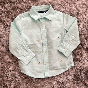 Janie and jack easter button down